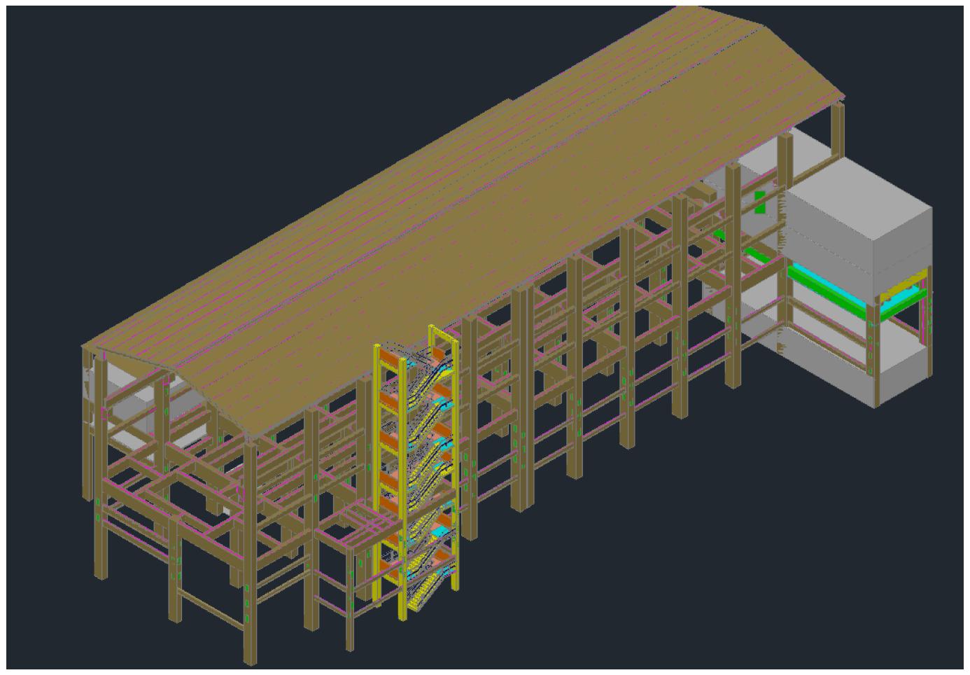 Plant Structural 3D Model