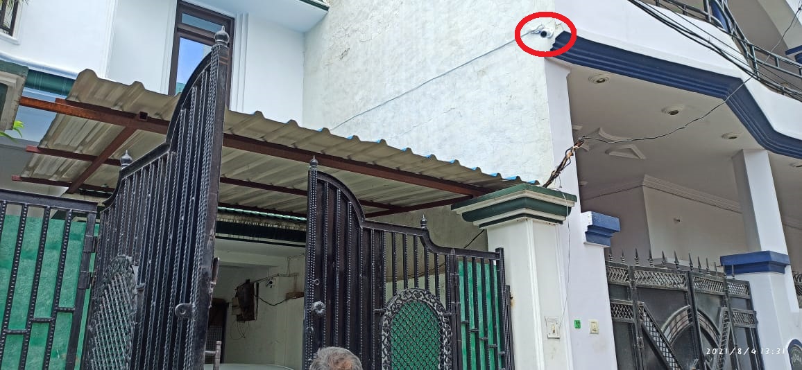 CP Plus 2.4 MP Bullet Camera Installed Outdoor