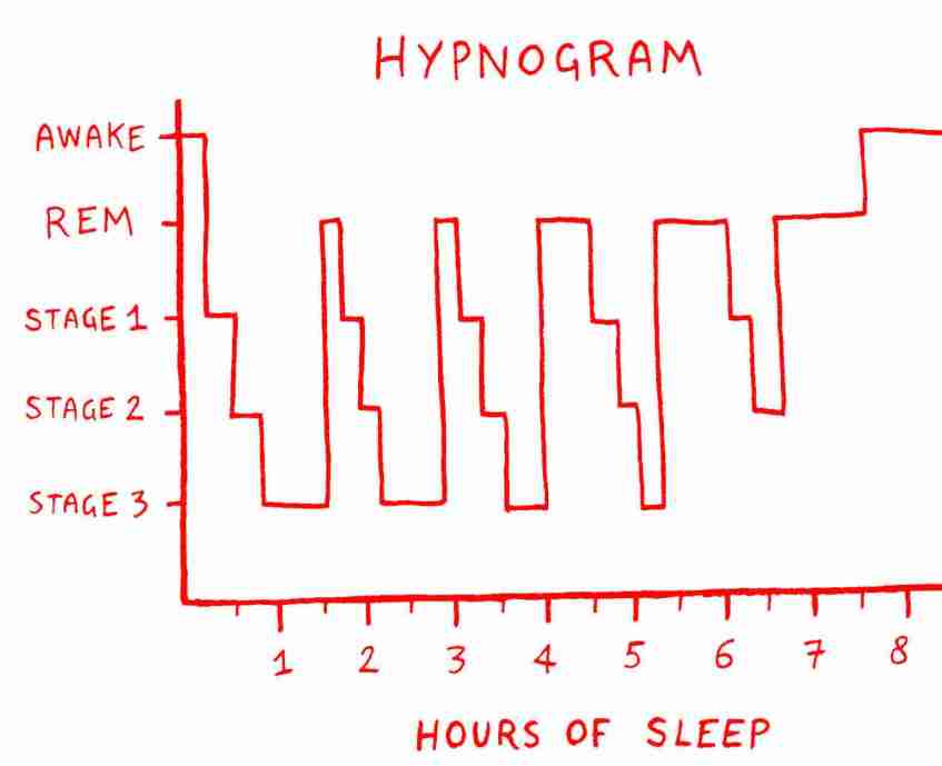 Hypnogram 10 Minutes Meditation is Equal 4 Hours Sleep