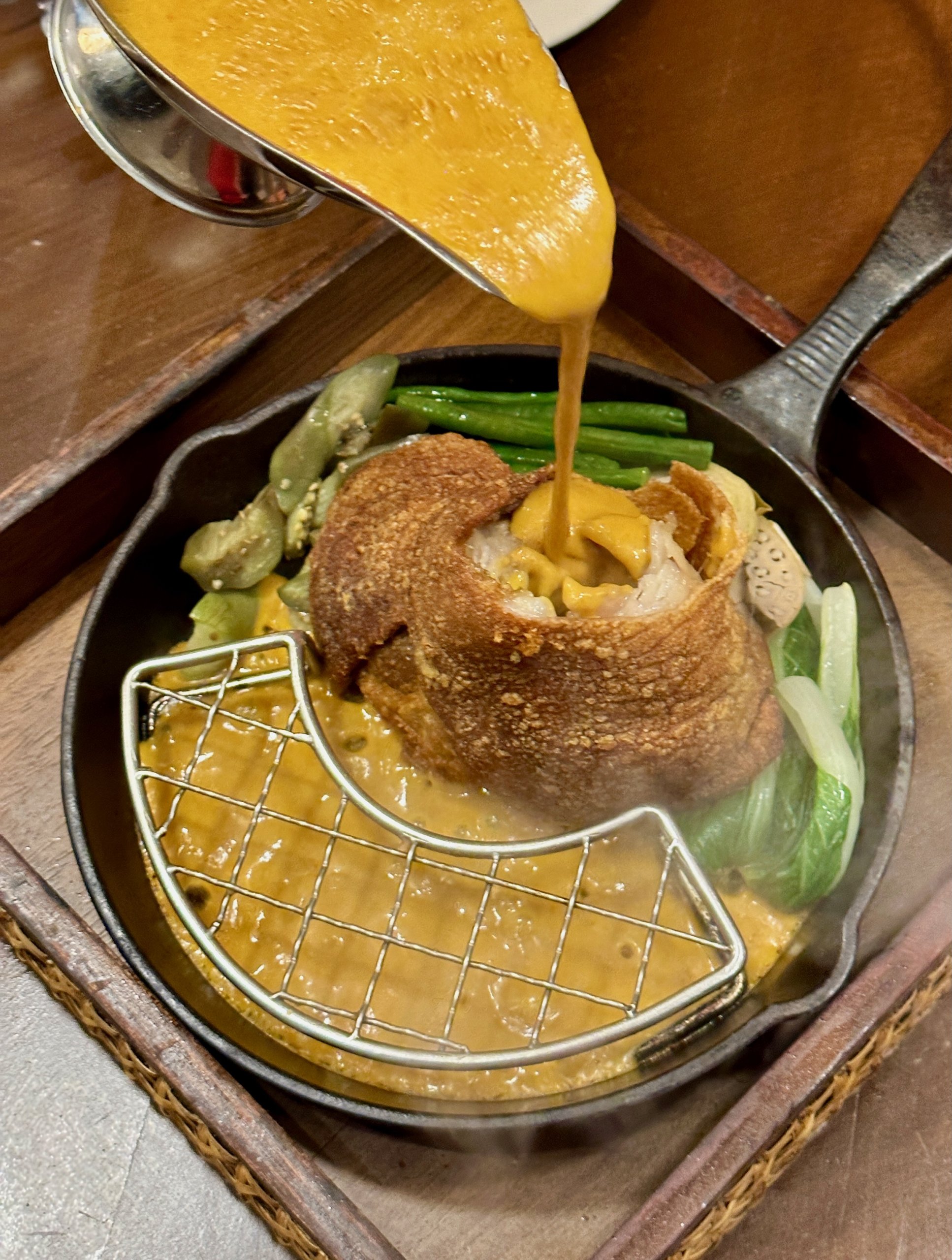 TRES Home of the Sizzling Volcano KareKare! (and Chef Ed Quimson's