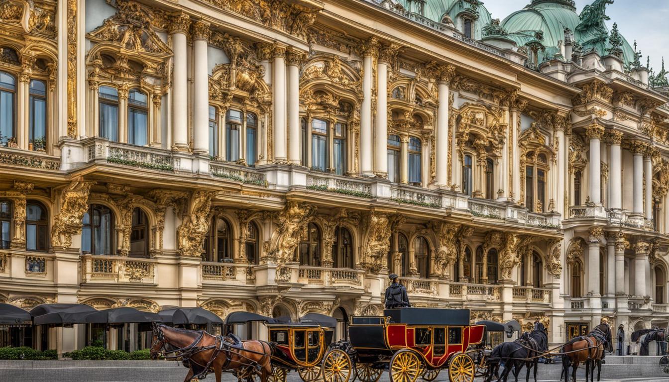 Historical palaces in Vienna.L