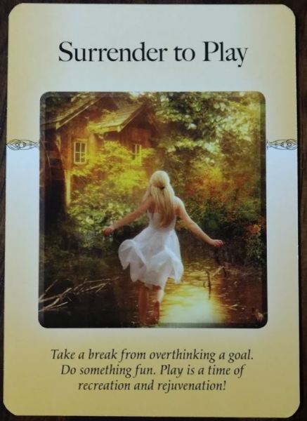 Image of Surrender to Play oracle card