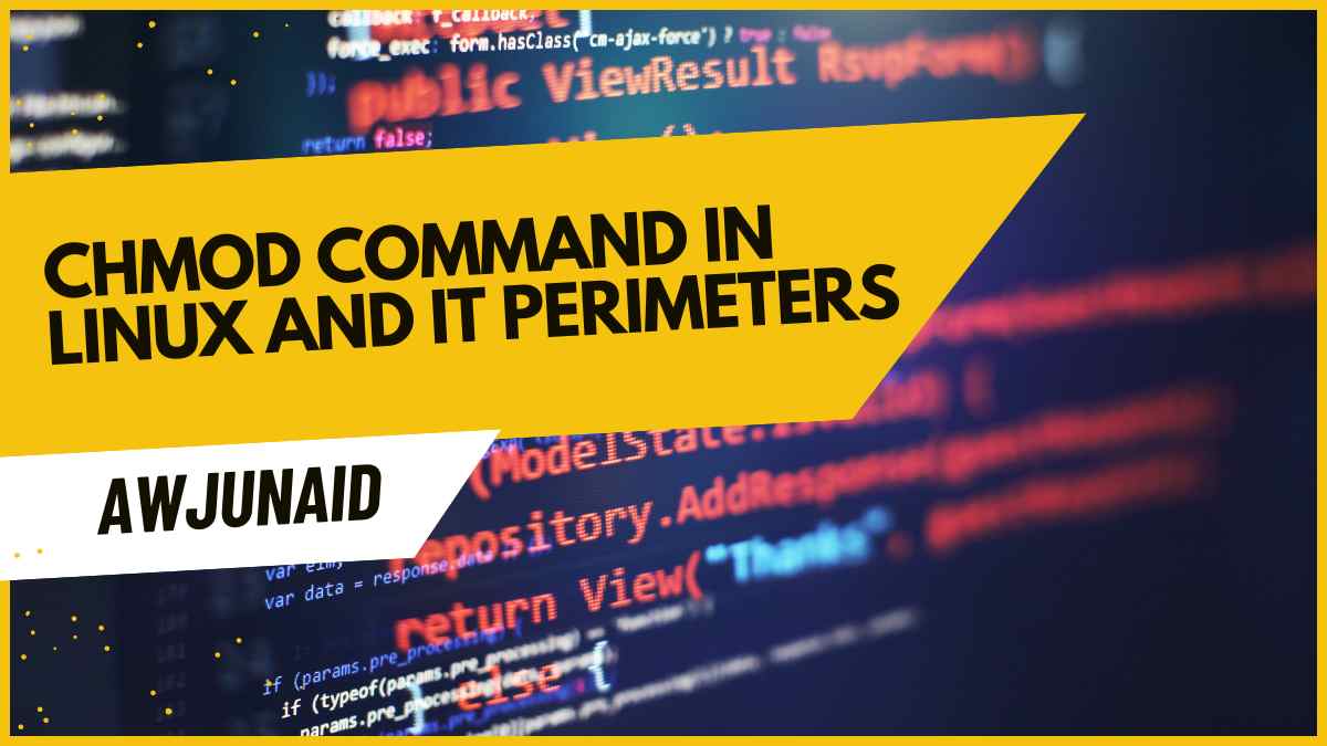 chmod command in Linux and it perimeters