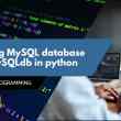 Accessing MySQL database using MySQLdb in python