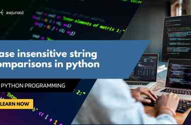 Case insensitive string comparisons in python