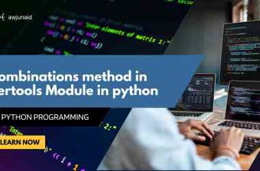 Combinations method in Itertools Module in python