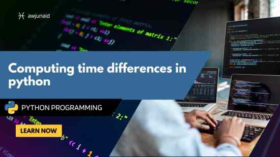 Computing time differences in python