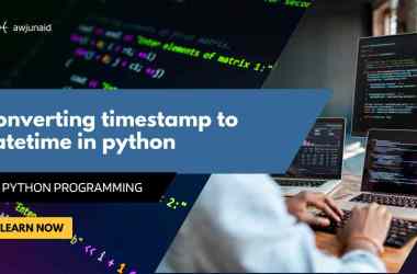 Converting timestamp to datetime in python