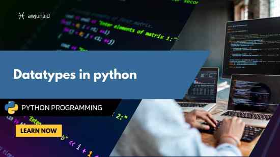 Datatypes in python
