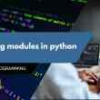 Importing modules in python