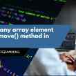 Remove any array element using remove() method in python