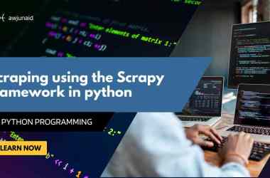 Scraping using the Scrapy framework in python