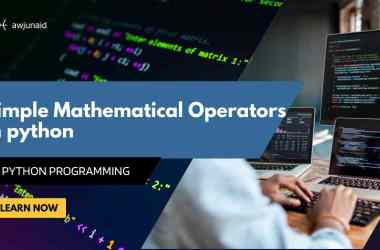 Simple Mathematical Operators in python