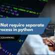 Sqlite3 - Not require separate server process in python