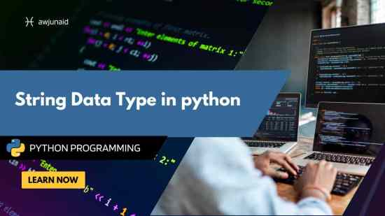 String Data Type in python