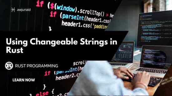 Using Changeable Strings in Rust