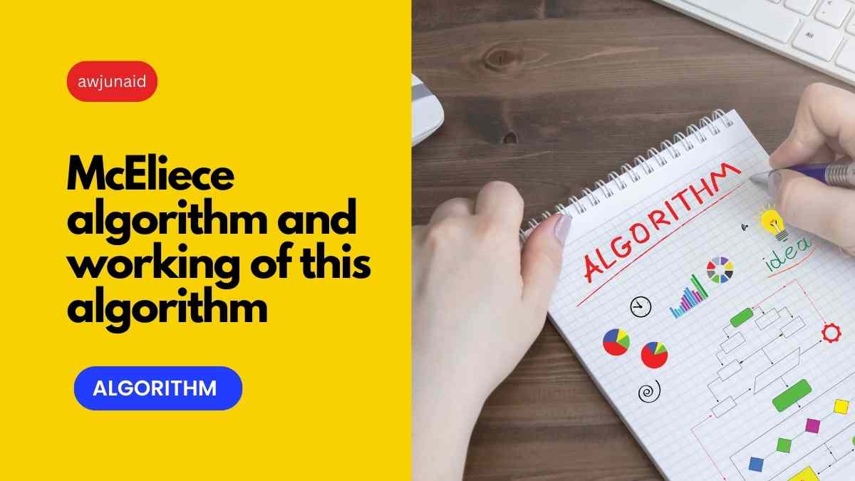 McEliece algorithm and working of this algorithm