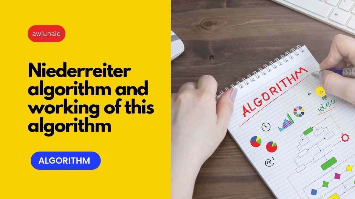 Niederreiter algorithm and working of this algorithm