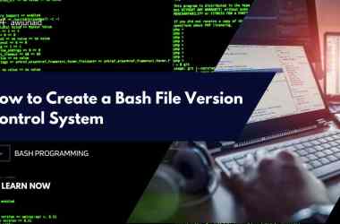 How to Create a Bash File Version Control System