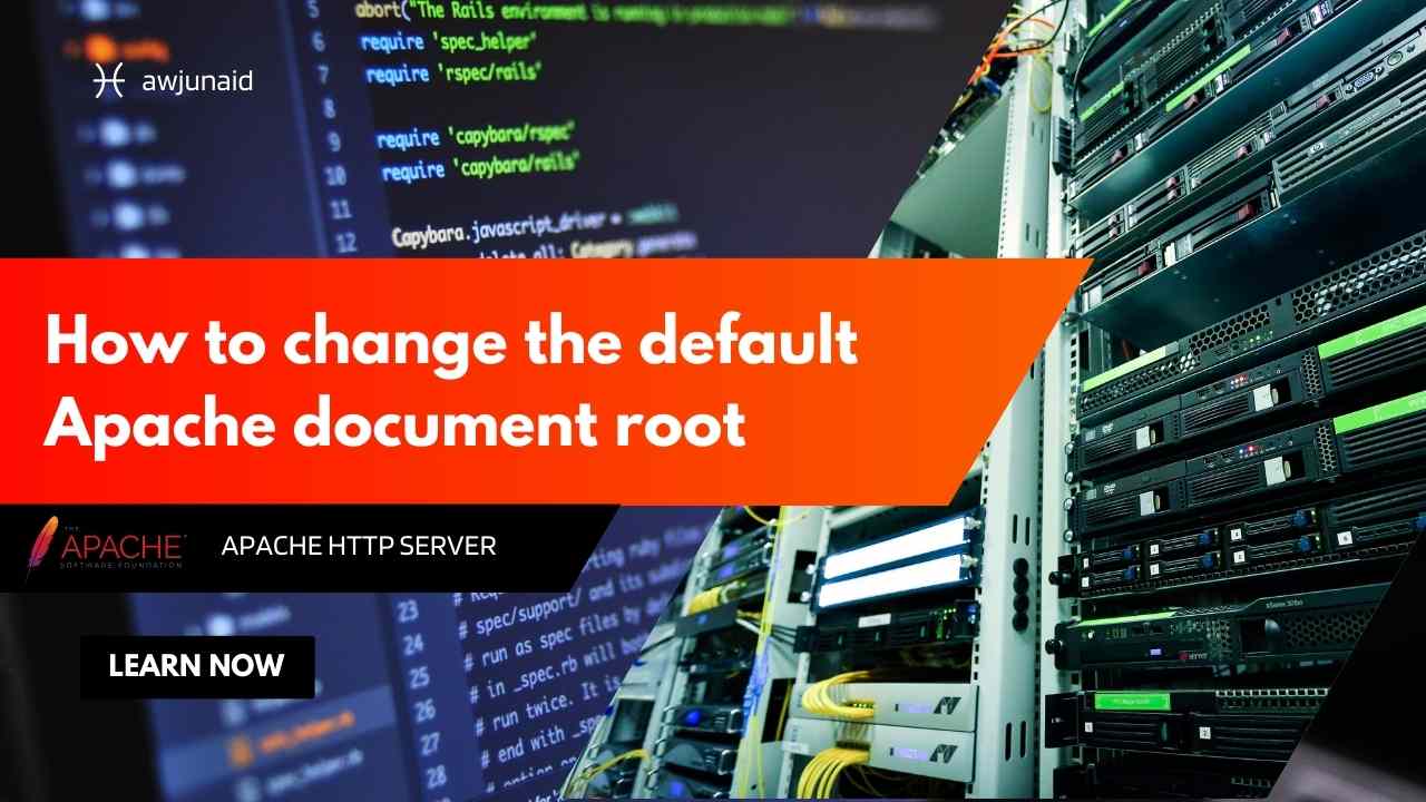How to change the default Apache document root