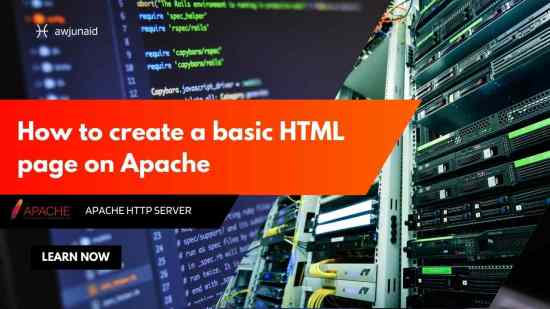 How to create a basic HTML page on Apache