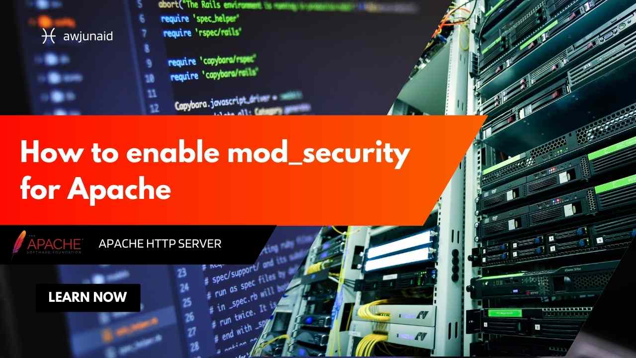 How to enable mod_security for Apache