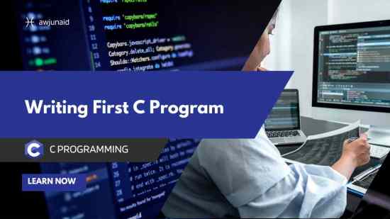 Writing First C Program