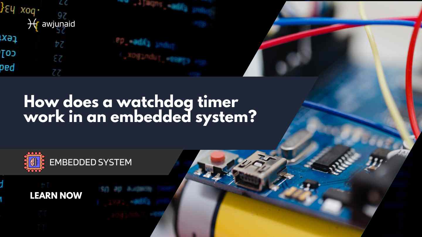 How does a watchdog timer work in an embedded system?