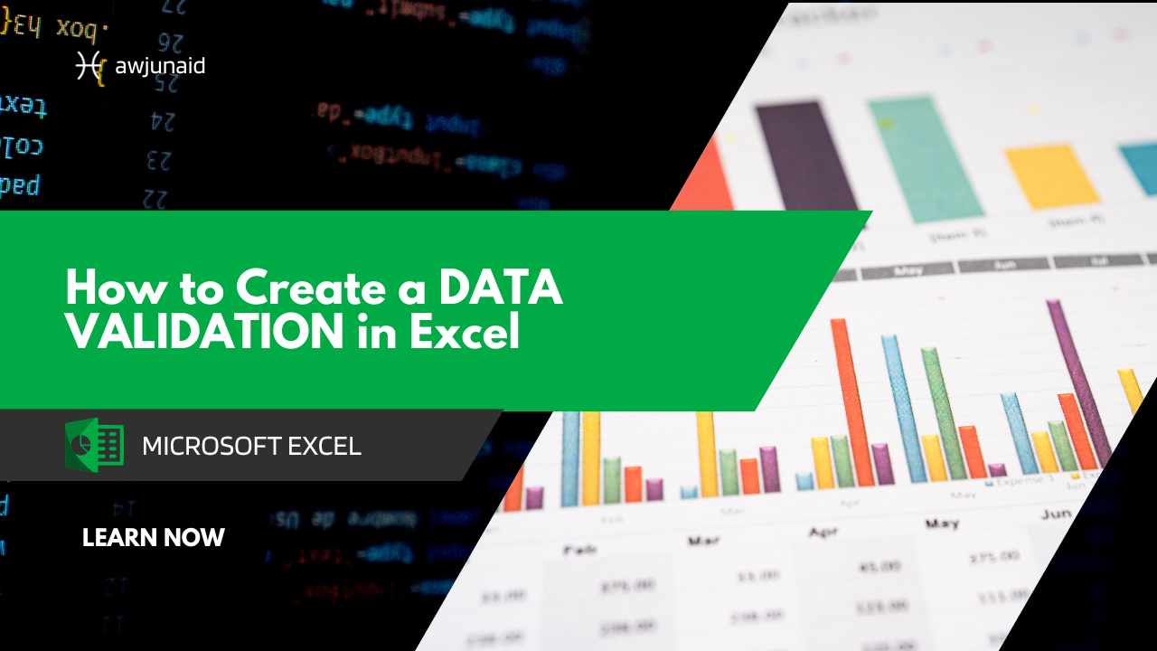 How to Create a DATA VALIDATION in Excel