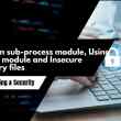 security in sub-process module, Using the shelx module and Insecure temporary files