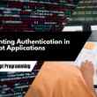 Implementing Authentication in JavaScript Applications
