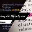 Experimenting with SQLite Syntax