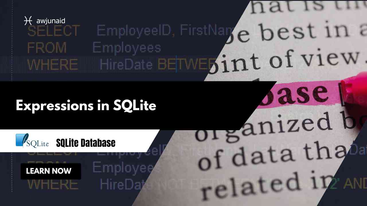 Expressions in SQLite