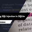 Preventing SQL Injection in SQLite