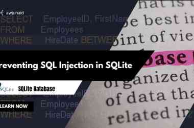 Preventing SQL Injection in SQLite