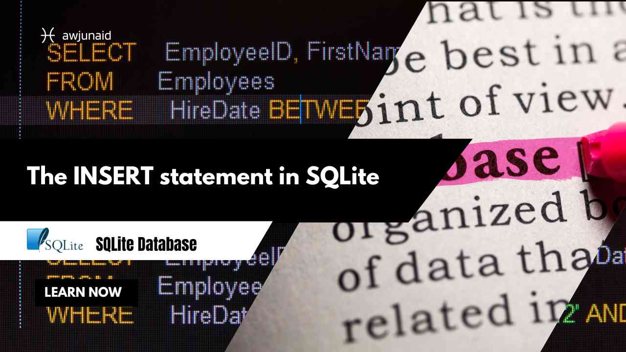 The INSERT statement in SQLite