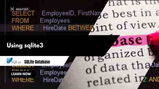 Using sqlite3