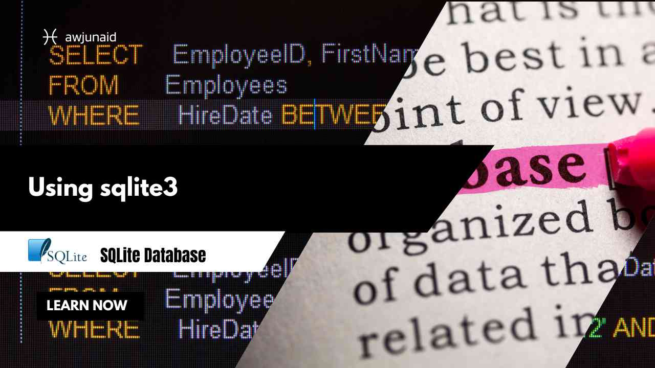 Using sqlite3