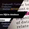 Creating a new SQLite database