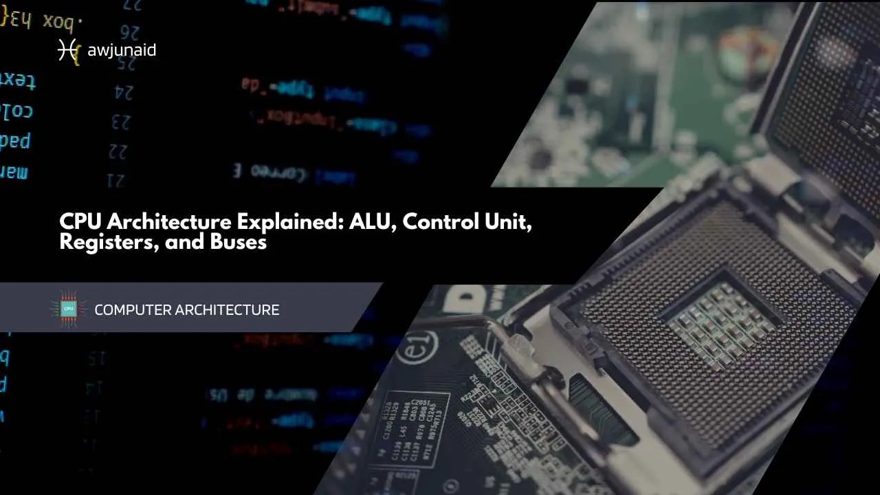 CPU Architecture Explained: ALU, Control Unit, Registers, and Buses