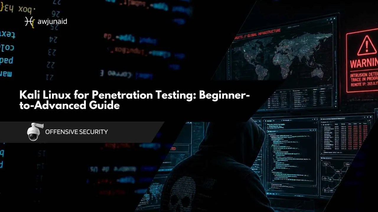 Kali Linux for Penetration Testing Beginner-to-Advanced Guide