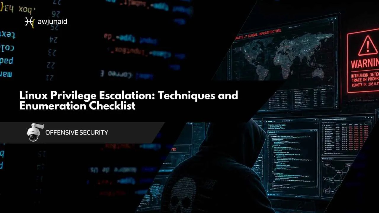 Linux Privilege Escalation: Techniques and Enumeration Checklist