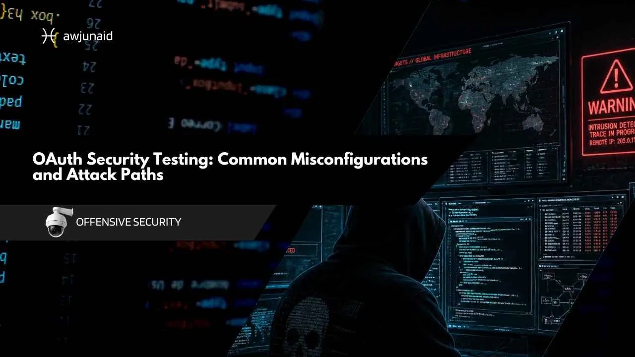 OAuth Security Testing: Common Misconfigurations and Attack Paths