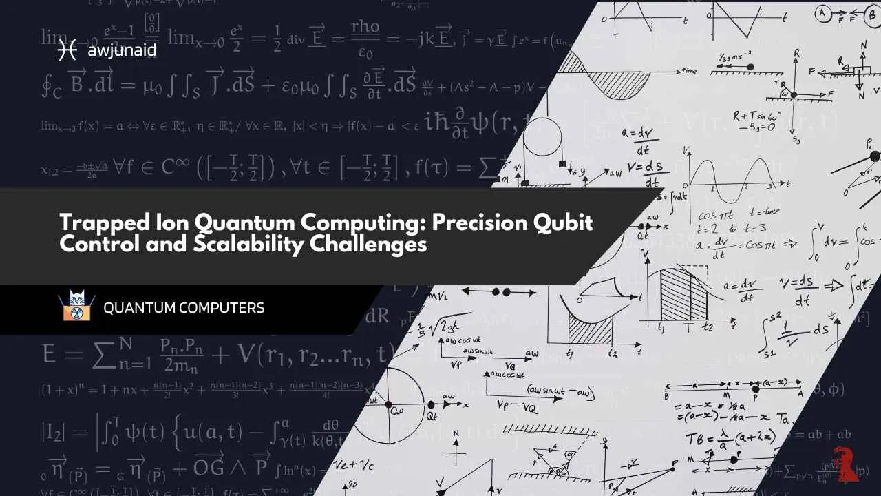 Trapped Ion Quantum Computing: Precision Qubit Control and Scalability Challenges