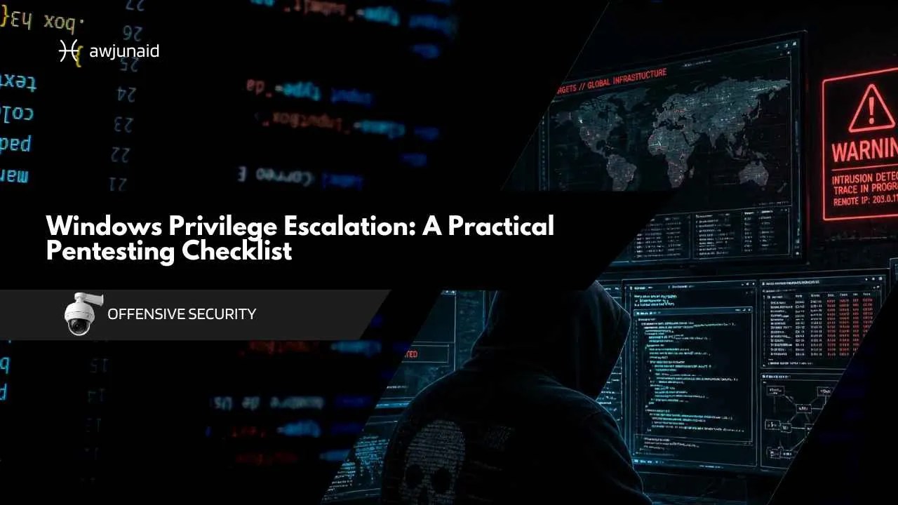 Windows Privilege Escalation A Practical Pentesting Checklist
