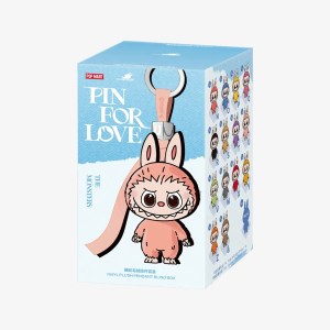 THE MONSTERS PIN FOR LOVE SERIES-Vinyl Plush Pendant Blind Box (N-Z) - Single Box