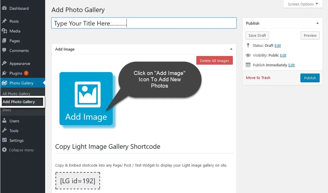 How To Create Photo Gallery In WordPress How to Insert Images to Page