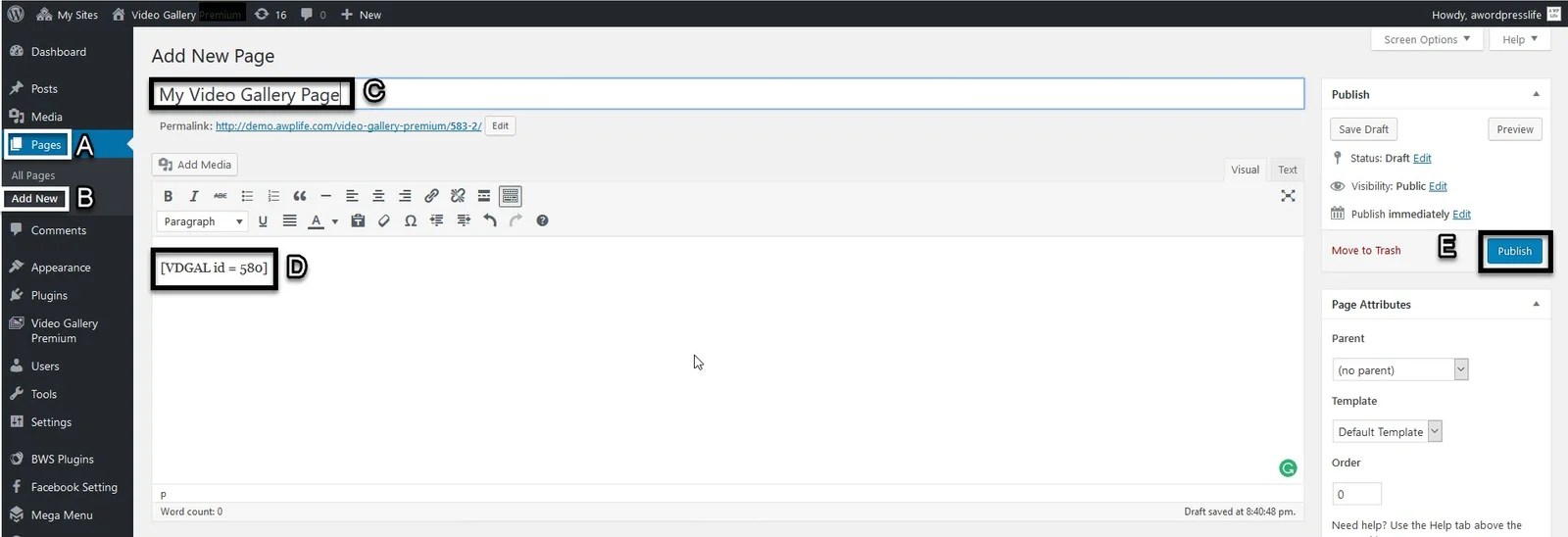 How To Create Video Gallery WordPress - Video Gallery Plugin on Website