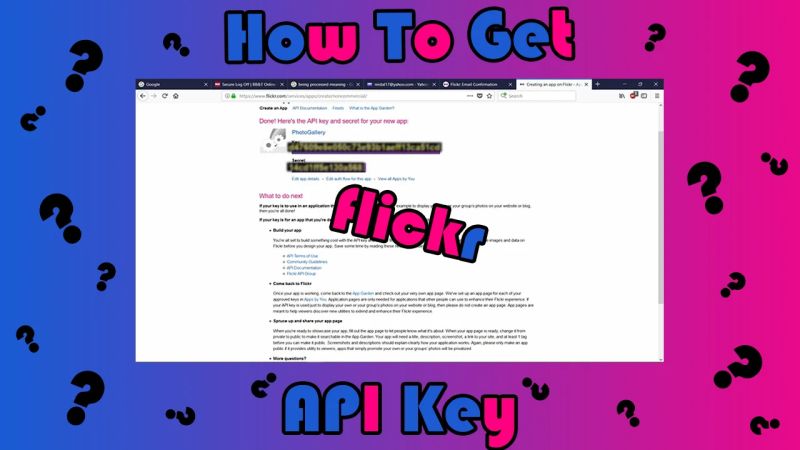 Get Flickr Api Key Weblizar - Download Classic Gradient Design | Full HD
