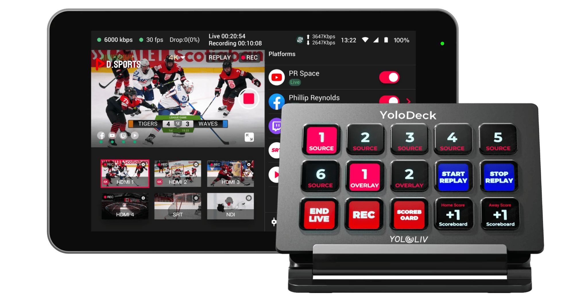 Yololiv YoloDeck Streaming Controller for YoloBox